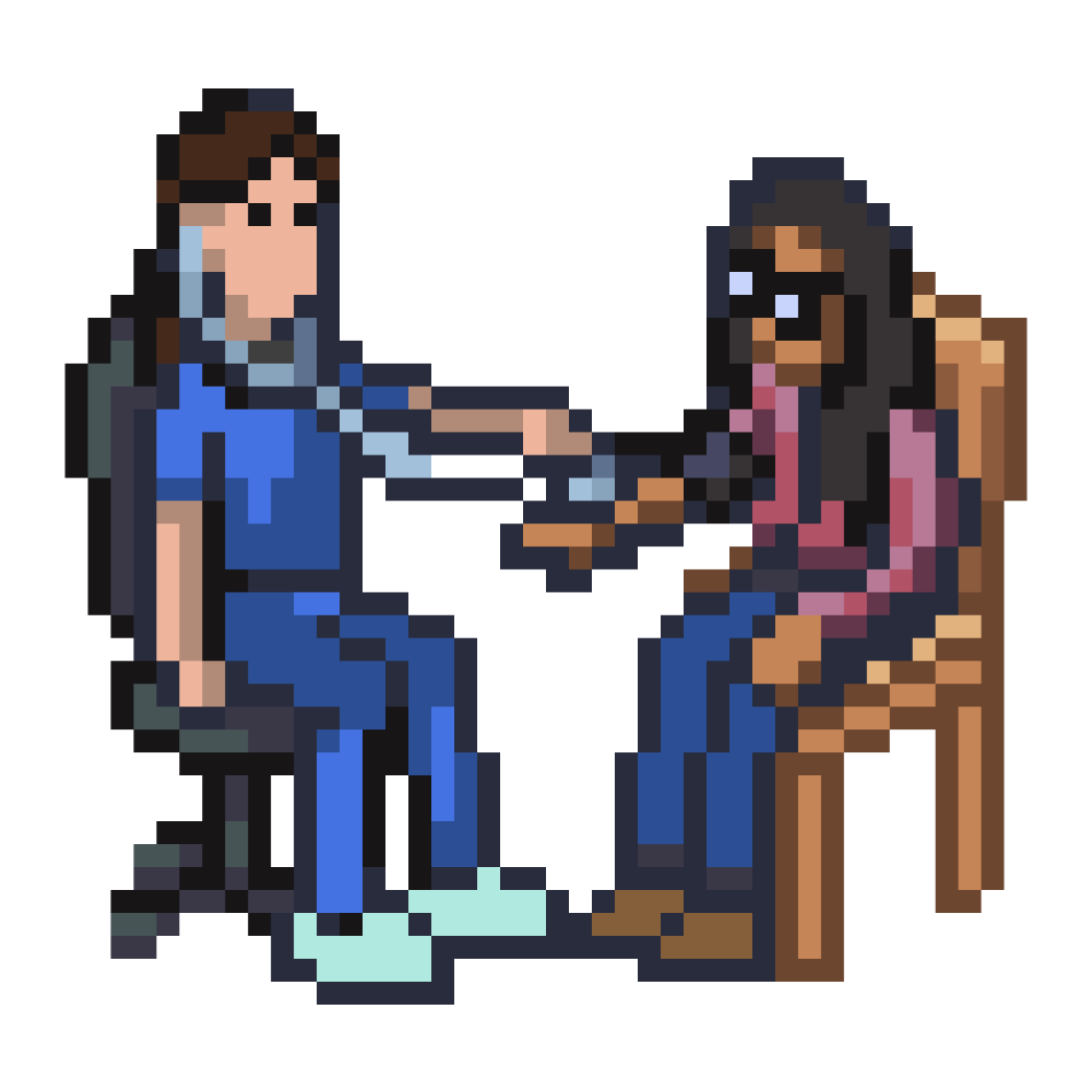 Doctor examining a patient